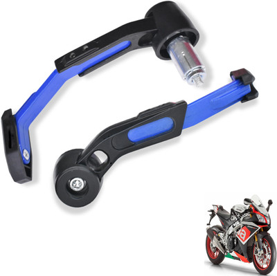 Shopland Adjustable CNC Lever Guard for All Bike LG_Blue473 Bike Crash Guard(Aprilia)