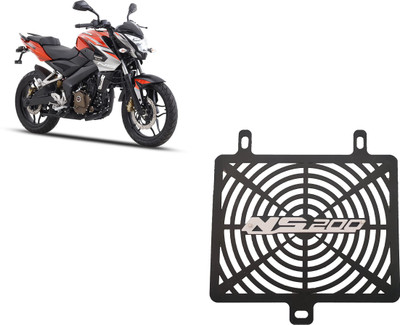 MOXZILLA NS-200 ( Silver ) Bike Radiator Guard(Bajaj)