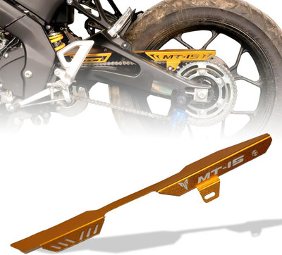 BRXR Golden Bike Chain Cover | Bike Protective Guard For MT 15 Bike Chain Guard(Yamaha)