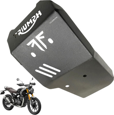 OZANGO Bike Metal Premium Heavy Sumpguard / Sump Guard for Triumph Scrambler 400 X Bike Crash Guard(Triumph)