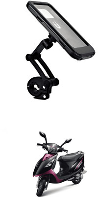 LOVMOTO 360° with Touch Screen Handlebar Phone Clip for Below Mobile 6.9 Inch SG137 Bike Mobile Holder(Black)