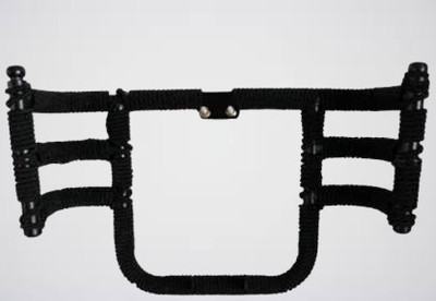 ARVESA Leg Guard with Rope 3 Rod 3 Pipe Leg Guard with Rope for Bullet Bullet_8 Bike Crash Guard(Royal Enfield)