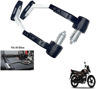 Generox Handle Clutch Lever Protector Guard for All Bike LG_White160 Bike Crash Guard(Mahindra)
