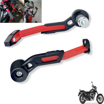 Generox CNC Aluminium Lever Guard Red For Avenger Street 160 Bike Crash Guard(Bajaj)