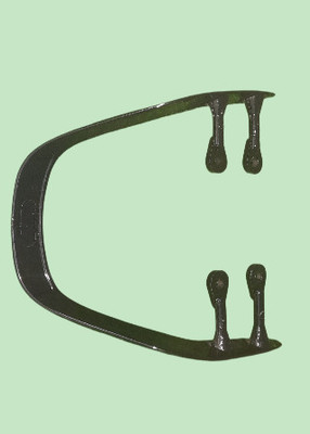 pnk STYLISH HEAVY S ROD OPEN LEG GUARD Bike Crash Guard_173(Hero)