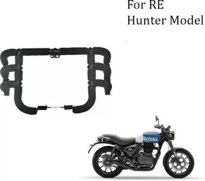 MODAROCK HIGH QUALITY AIRFLY 3 PIPE ROPE LEG GUARD FOR RE HUNTER Bike Crash Guard(Royal Enfield)