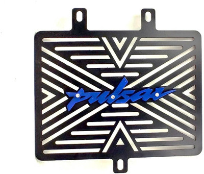 Hybrid Motors Premimum Quality Metal Radiator Grill Guard Protector Grill for KTM Bike, Blue Bike Radiator Guard(Bajaj)