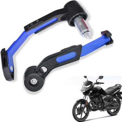 Shopland Adjustable CNC Lever Guard for All Bike LG_Blue040 Bike Crash Guard(Honda)