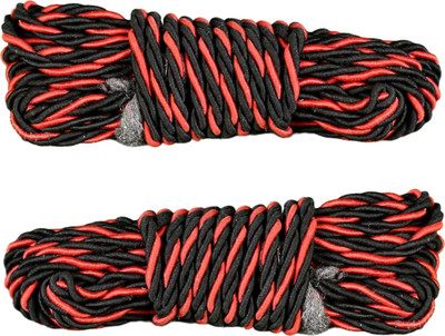 Philomena Heavy Leg Guard Rope For all Bikes Leg Guard Red Set of 2 Pcs Bike Crash Guard Rope(Universal For Bike)
