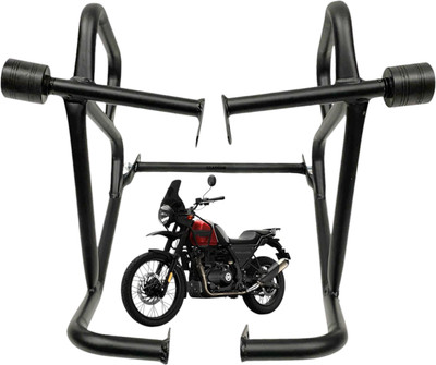 OZANGO Bike Stylist Metal Crash Guard With 4 Slider for Himalayan BS4 2015-2023(Royal Enfield)