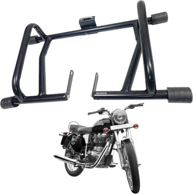 Dhe Best Bike New Design Metal Crash Guard 4 Slider for RE Electra 350/500 OLD(Royal Enfield)