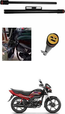E-Shoppe NEW STYLISH HEAVY SINGLE ROD OPEN LEG GUARD FOR Passion Pro Bike Crash Guard(Hero)