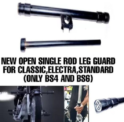 Golden Fox OPEN ROD STRAIGHT BAR LEG GUARD Bike Crash Guard(Royal Enfield)