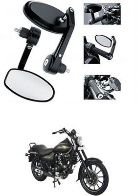 LOVMOTO Universal 7/8 22MM Bike Side Miror Motorcycle Rearview Handlebar End Mirror x19 Bike Engine Guard(Bajaj)