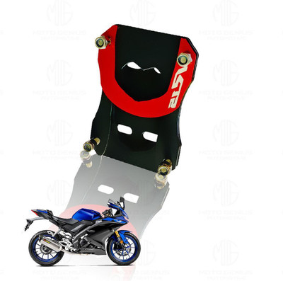 Moto Genius Side Stand Extender for R15 V3 | Heavy Duty Parking Support & Stability (Red) Bike Crash Guard(Yamaha)