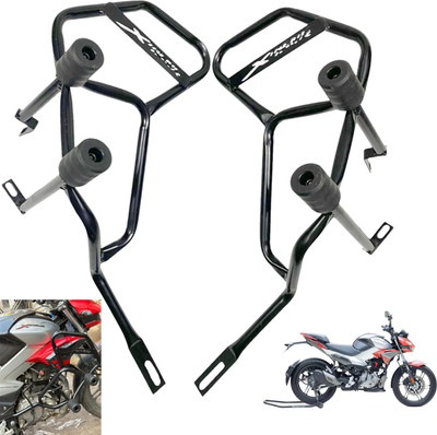 Dhe Best Bike Heavy Duty Leg Guard Crash Safety 4 Slider With Name for Hero Xtreme 125R Bike Crash Guard