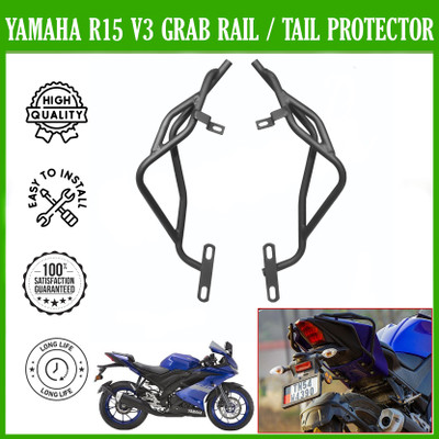 DAZZRIDE Metal Tail Protector/ Grab Rail For Yamaha R15 V3 Bike Crash Guard(Yamaha)