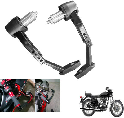 Shopland CNC Handlebar Protector Brake Clutch Motorcycle Lever Guard For Electra Bike Crash Guard(Royal Enfield)