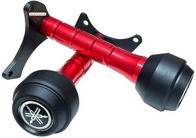 Shreeji Accessorie Heavy Duty CNC Frame Slider Crash Guard for Yamaha R15 V4/ R15 M (BS6) (Red)(Yamaha)