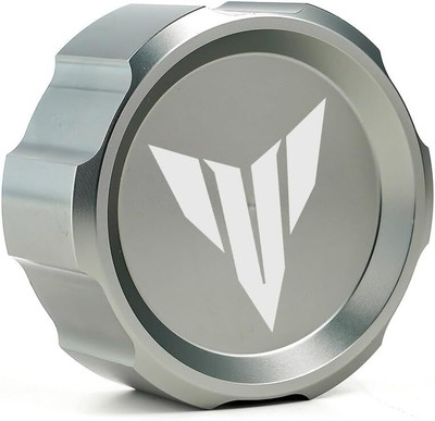 Vagary Silver Fluid Reservoir Cap/Rear Oil Cap for Yamaha MT-15 Oil Filler Cap