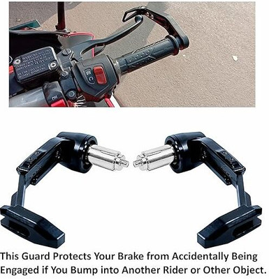 Golden Fox Brake Clutch Lever Guard Handlebar Protectors 7/8” 22MM CNC Alloy Handlebar Hand Guard(Universal For Bike)