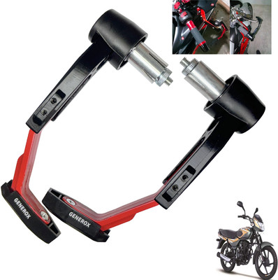 Generox Handle Protector Lever Guard for All Bike REDnBLACK_LG336 Bike Crash Guard(Bajaj)