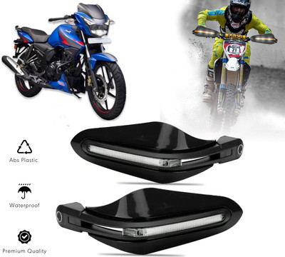 AUTO PEARL Black Protector Proguard Pro Brake Clutch Lever Protector Guard Bike Crash Guard(TVS)