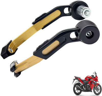 Generox Handle Clutch Lever Protector Guard for All Bike Golden_CNC-LG051 Bike Crash Guard(Honda)