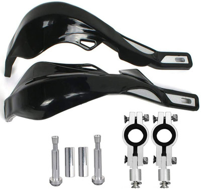 Pa ACERBISS METAL HAND GUARD BLACK Handlebar Hand Guard(Universal For Bike)