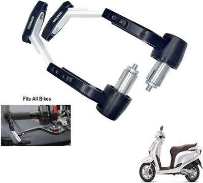 Generox Handle Clutch Lever Protector Guard for All Bike LWhite030 Bike Crash Guard(Honda)