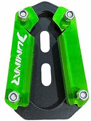 SGTB Bajaj Dominar 400 250 Side Stand Extender Green Color Bike Crash Guard