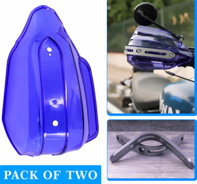 SMOXY Motorcycle Handguard Handlebar Hand Shield Hand Guard Protector Windshield Handlebar Hand Guard(Royal Enfield, Bajaj, Mahindra, KTM, Honda, BMW Motorrad)