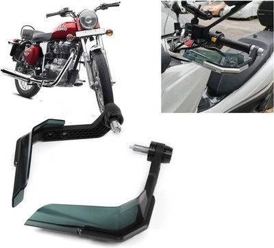 AUTO PEARL Hand Guard Protector Windshield for All Bikes_361 Handlebar Hand Guard(Royal Enfield)