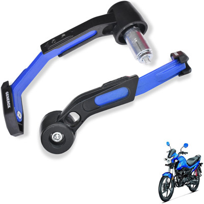 Generox Adjustable CNC Lever Guard for All Bike BlueLG153 Bike Crash Guard(Honda)