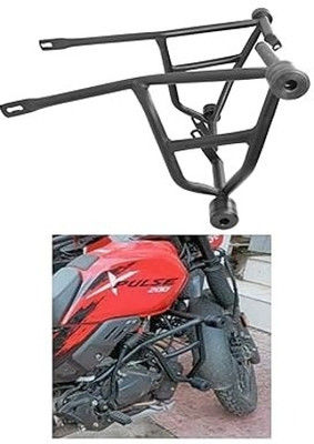 Autobrand Heavy Metal Black Quality Crash Guard With 4Pcs Slider For Hero XPulse 200(Hero)