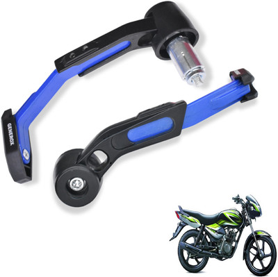 Generox Adjustable CNC Lever Guard for All Bike BlueLG234 Bike Crash Guard(TVS)
