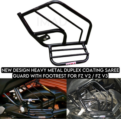 imad SAREE GUARD FOOTREST FOR FZ V2 V3 Bike Saree Guard(Yamaha)