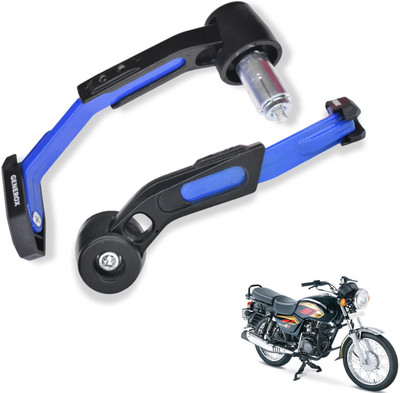 Generox Adjustable CNC Lever Guard for All Bike BlueLG157 Bike Crash Guard(TVS)