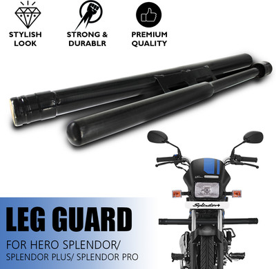 Atoray Opne Bat Heavy Strong Leg Gourd Opne Type For Splendor Pro Plus Bike Crash Guard(Hero)