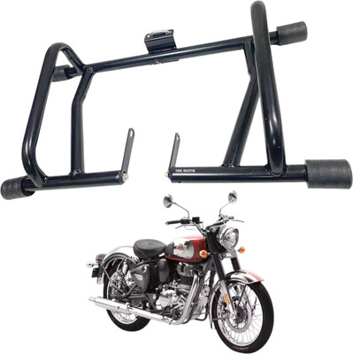 Dhe Best Bike New Design Metal Crash Guard 4 Slider for RE Classic 350/500 OLD(Royal Enfield)