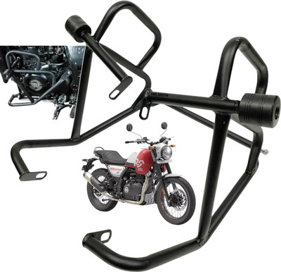 Dhe Best Bike Safety Crash Guard Engine Heavy Duty Slider for RE Scram 411(Royal Enfield)