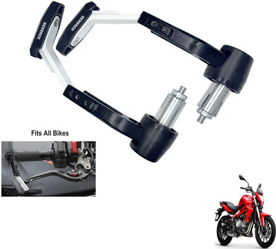 Generox Handle Clutch Lever Protector Guard for All Bike LWhite461 Bike Crash Guard(Benelli)