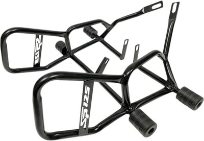 PROWOXI SP125 / Shine Crash Guard | Heavy Duty Engine Guard with Slider | Black Finish(Honda)