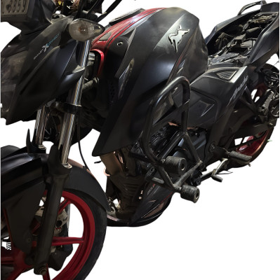 Tufkote SUPER QUALITY WITH. PROPER FITTING APACHE 4V BS6 RTR160,180CRASH GUARD 4SLIDER(TVS)