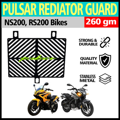 ASRYD Heavy Radiator Guard/Protector for Bajaj Pulsar RS 200/NS 200 Bike Crash Guard(Yamaha)
