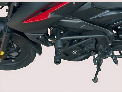 RS ACESSORIES HUB NS-200 BEST Duty Crash Guard Frame with 4 Silder Compatible foR NS.200 PUL.SAR(Bajaj)