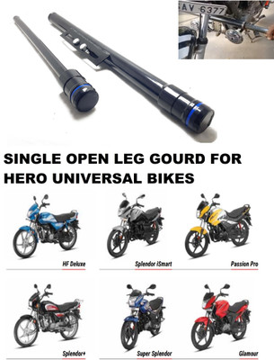 SRPHERE HERO UNIVERSAL BIKES OPEN LEG GOURD HEAVY QUALITY METAL Bike Crash Guard(Hero)