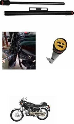 SRPHERE NEW STYLISH HEAVY SINGLE ROD OPEN LEG GUARD FOR Splendor Pro Classic PQ Bike Crash Guard(Hero, Universal For Bike)