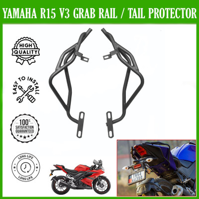 DAZZRIDE Heavy Quality Tail Protector/ Grab Rail For Yamaha R15 V3 Bike Crash Guard(Yamaha)