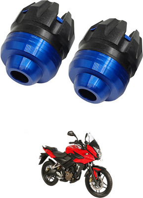 LOVMOTO Universal Motorcycle Wheel Protection Crash Cups Motorbike Crash Protector s319 Bike Radiator Guard(Bajaj)